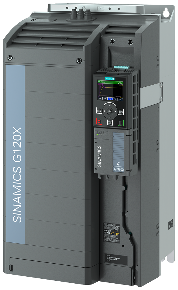 6SL3220-2YE40-0UF0 SINAMICS G120X Rated power: 55 kW At 110% 60s, 100%