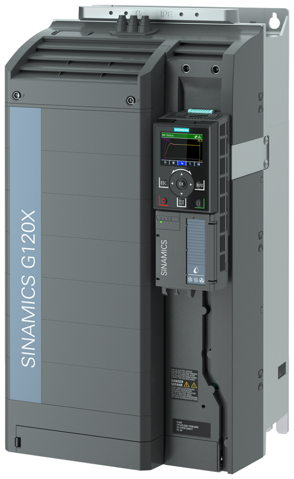 6SL3220-2YE40-0UF0 SINAMICS G120X Rated power: 55 kW At 110% 60s, 100%