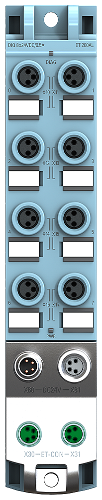 6ES7143-5BF00-0BA0 SIMATIC ET 200AL, DIQ 4+DQ 4x 24 V DC/0.5 A, 8XM8,
