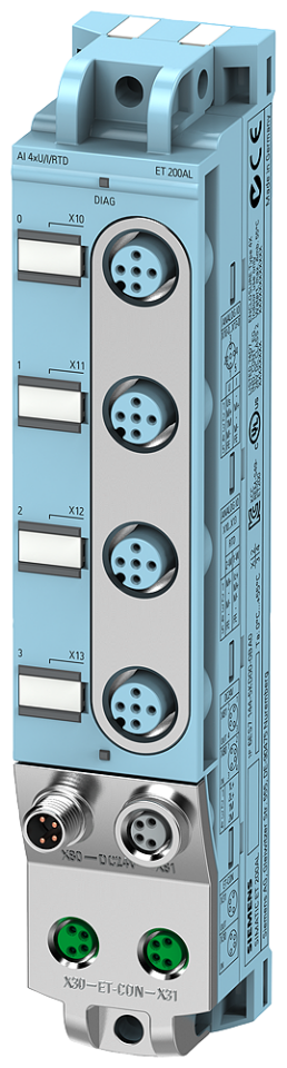 6ES7144-5KD00-0BA0 SIMATIC ET 200AL, AI 4XU/I/RTD, 4x M12, Degree of protection