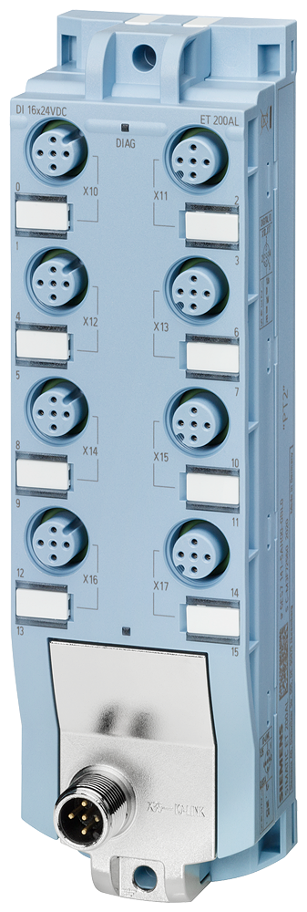 6ES7141-5AH00-0BL0 SIMATIC ET 200AL, IO-Link, DI 16x 24 V DC, 8x M12,