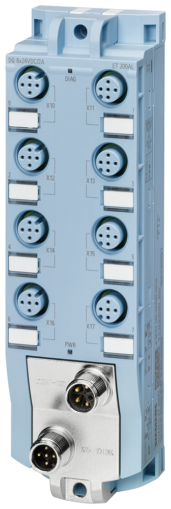 6ES7142-5AF00-0BL0 SIMATIC ET 200AL, IO-Link, DQ 8x 24 V DC/2 A, 8x M12,