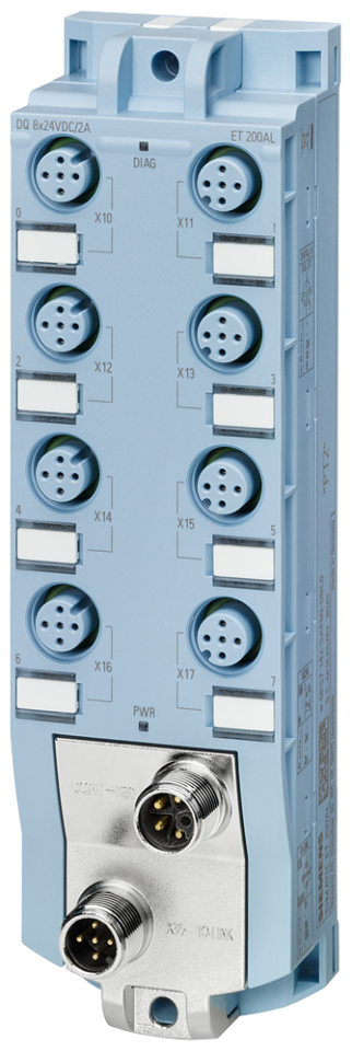 6ES7142-5AF00-0BL0 SIMATIC ET 200AL, IO-Link, DQ 8x 24 V DC/2 A, 8x M12,