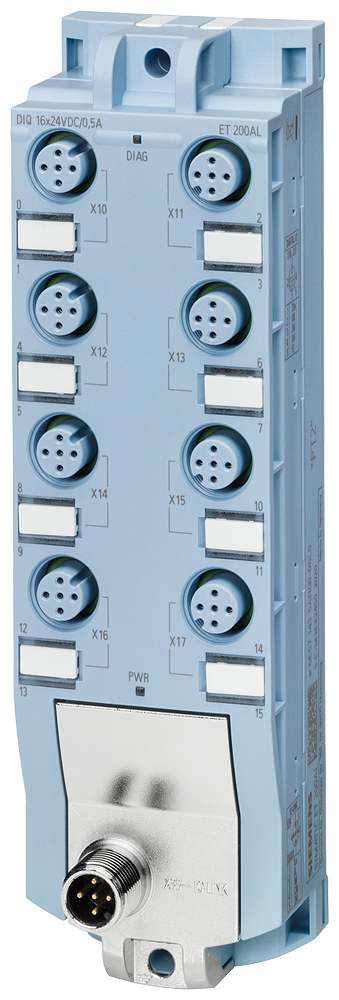 6ES7143-5AH00-0BL0 SIMATIC ET 200AL, IO-Link, DIQ 16x24 V DC/0.5 A, 8x
