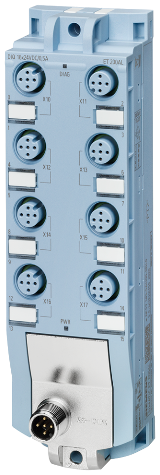 6ES7143-5AH00-0BL0 SIMATIC ET 200AL, IO-Link, DIQ 16x24 V DC/0.5 A, 8x