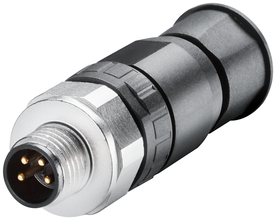 6ES7194-2AA00-0AA0 M8 power connector, Male contact insert, 4-pole