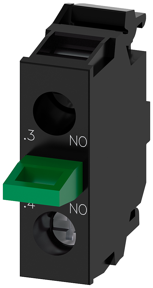 3SU1400-2AA10-1BA0 Contact module with 1 contact element, 1 NO, screw-type
