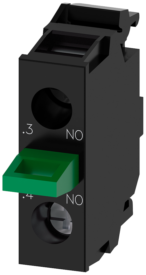 3SU1400-2AA10-1BA0 Contact module with 1 contact element, 1 NO, screw-type