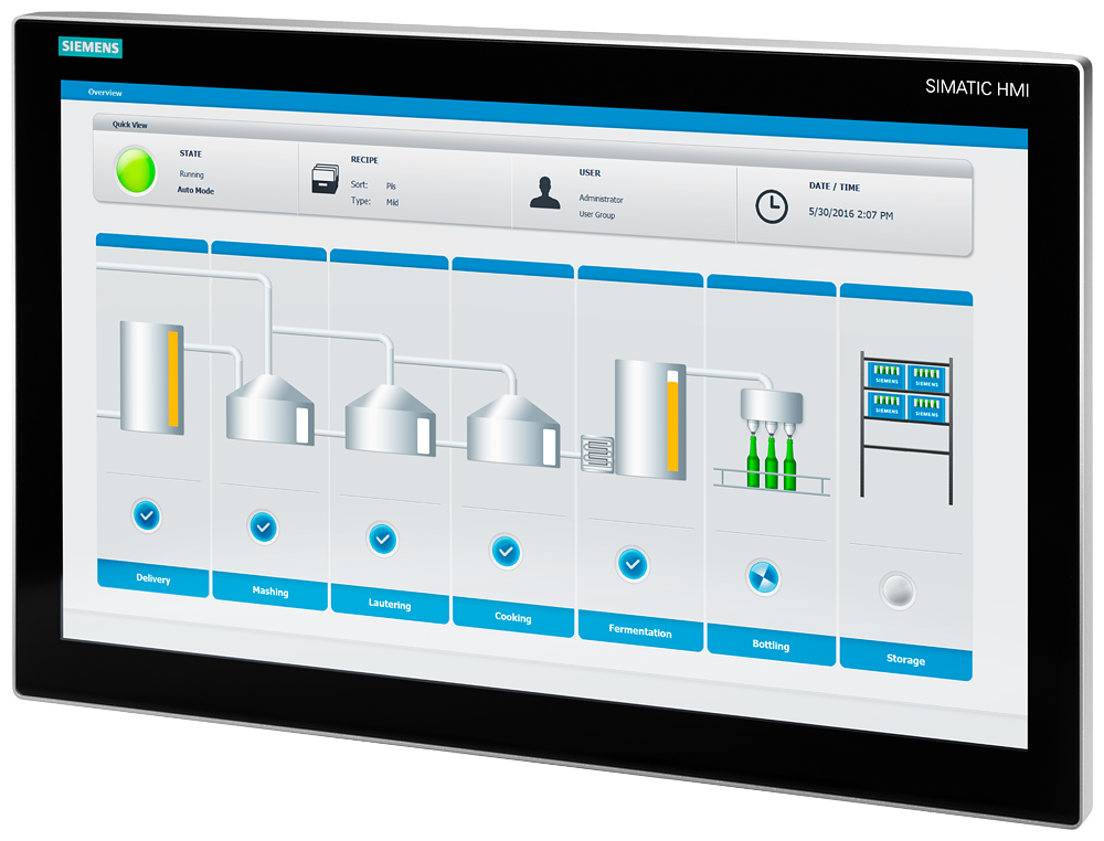 6aV7863-6MA00-2AA0 SIMATIC IFP1900 V2, 19inch multi-touch display (16:9)