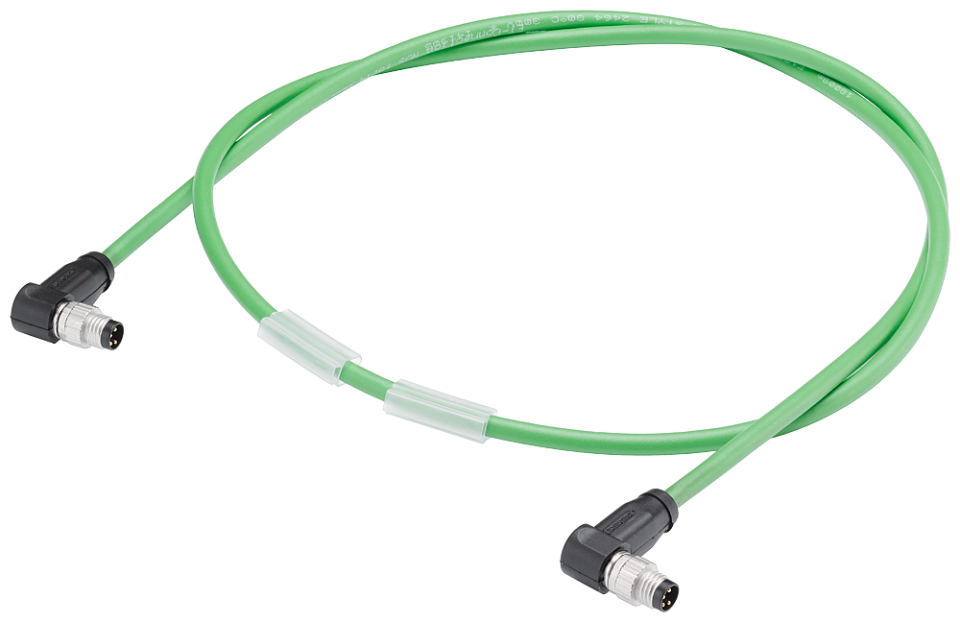 6ES7194-2LH20-0AB0 bus cable for ET connection M8, assembled on both ends