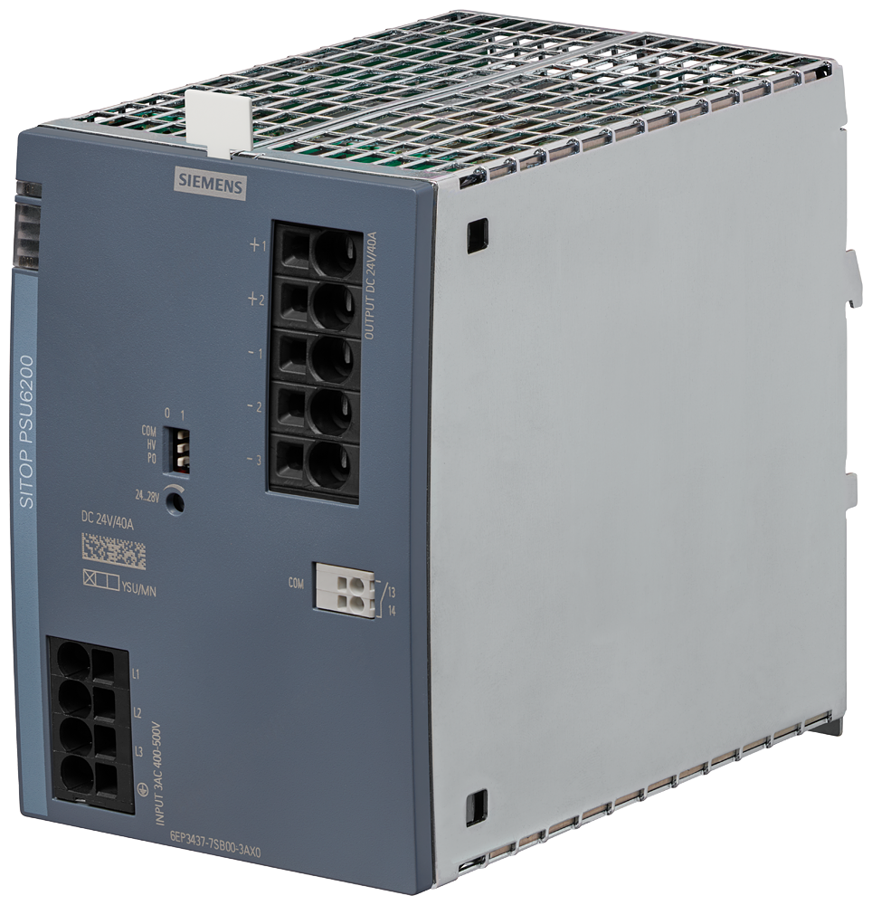 6EP3437-7SB00-3AX0 SITOP PSU6200 24 V/40 A stabilized power supply input: