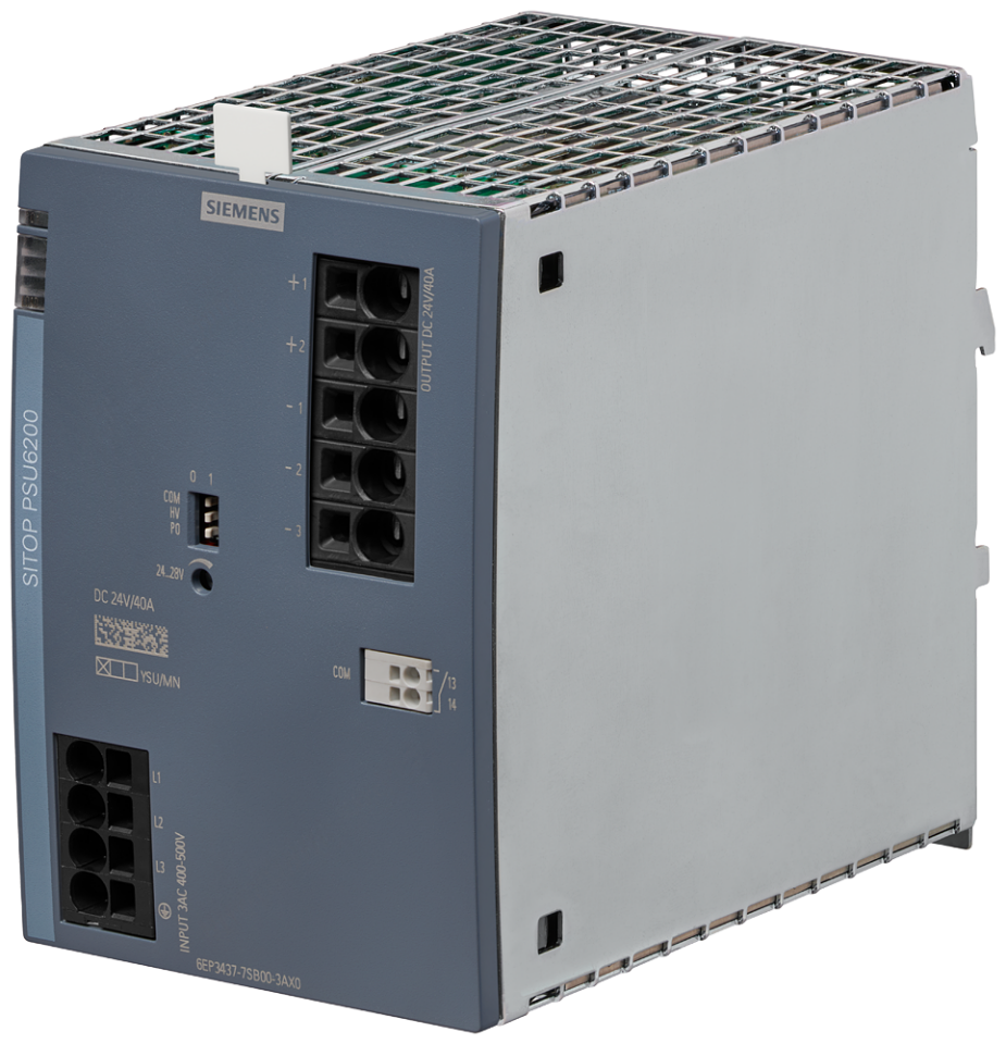 6EP3437-7SB00-3AX0 SITOP PSU6200 24 V/40 A stabilized power supply input: