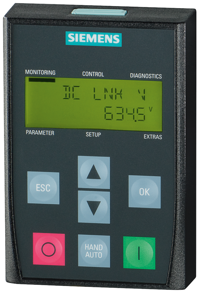 6SL3255-0AA00-4CA1 SINAMICS G120 Basic Operator Panel (BOP-2)