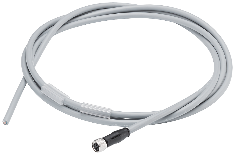 6ES7194-2LH20-1AC0 Power cable M8, single-sided assembled with M8 socket,