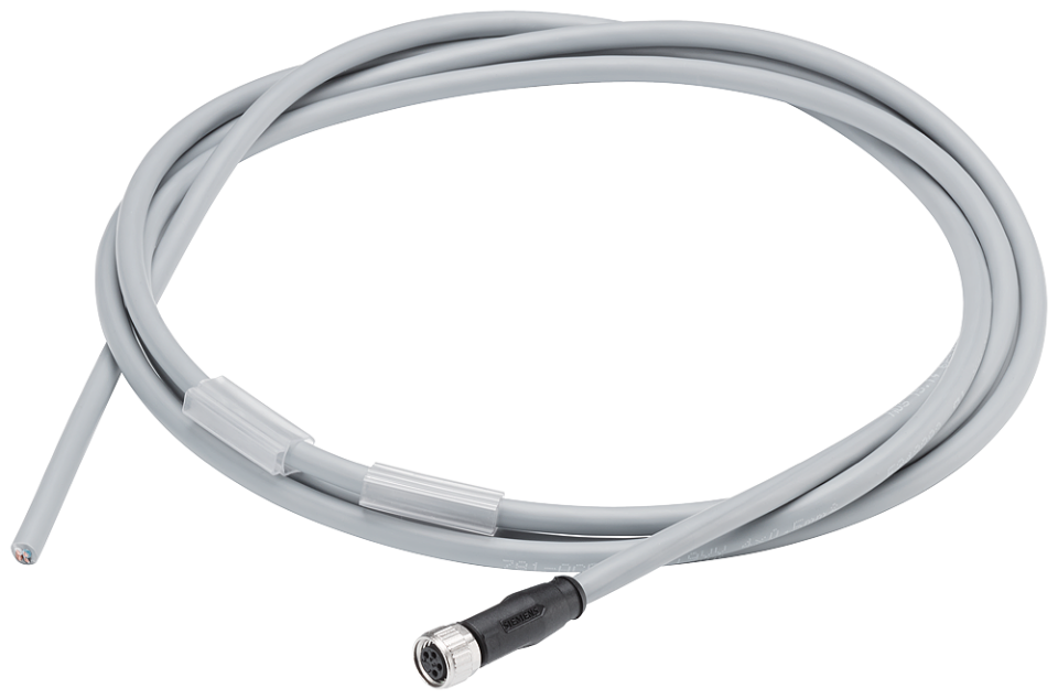 6ES7194-2LN15-1AC0 Power cable M8, single-sided assembled with M8 socket,
