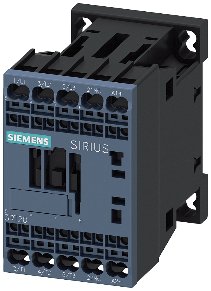 3RT2017-2XB42-0LA2 traction contactor, AC-3e/AC-3, 12 A, 5.5 kW / 400
