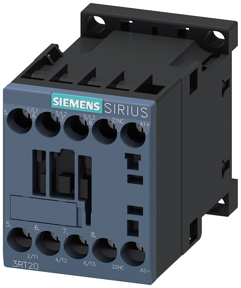 3RT2017-1BB42 power contactor, AC-3e/AC-3, 12 A, 5.5 kW / 400 V,