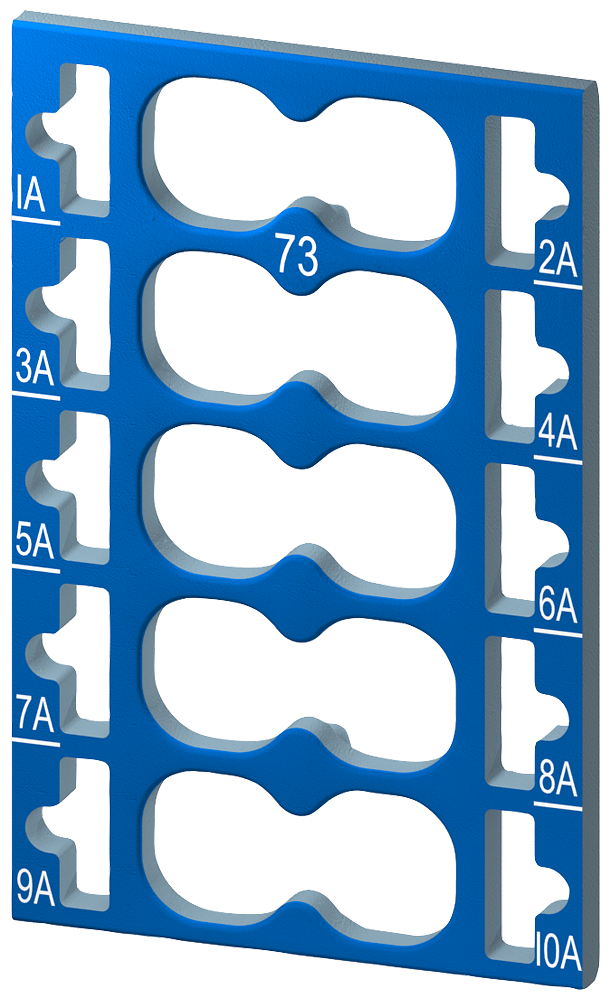 6ES7193-6CP73-2AA0 SIMATIC ET 200SP, 10 color-coded labels Color code