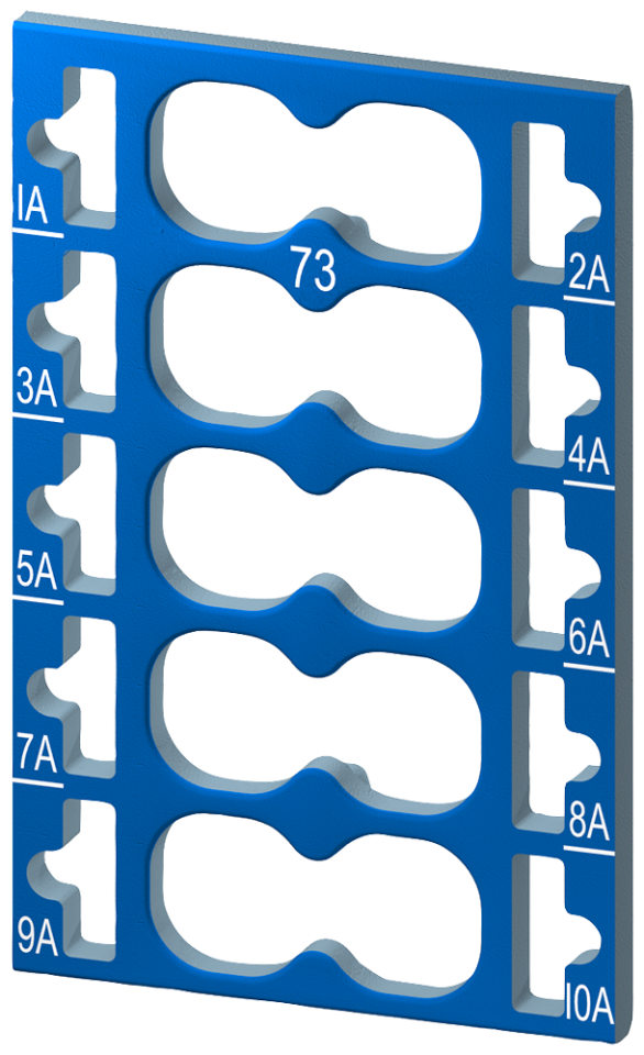 6ES7193-6CP73-2AA0 SIMATIC ET 200SP, 10 color-coded labels Color code