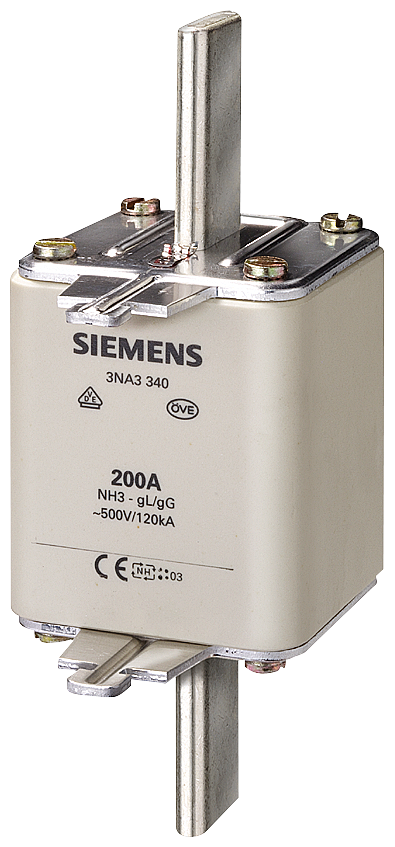 3NA3365 LV HRC fuse element, NH3, In: 500 A, gG, Un AC: 500