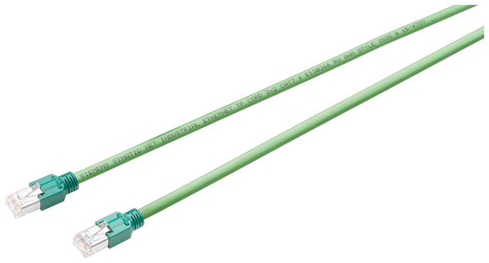 6XV1850-2GH20 Industrial Ethernet TP Cord RJ45/RJ45, TP cord pre-assembled