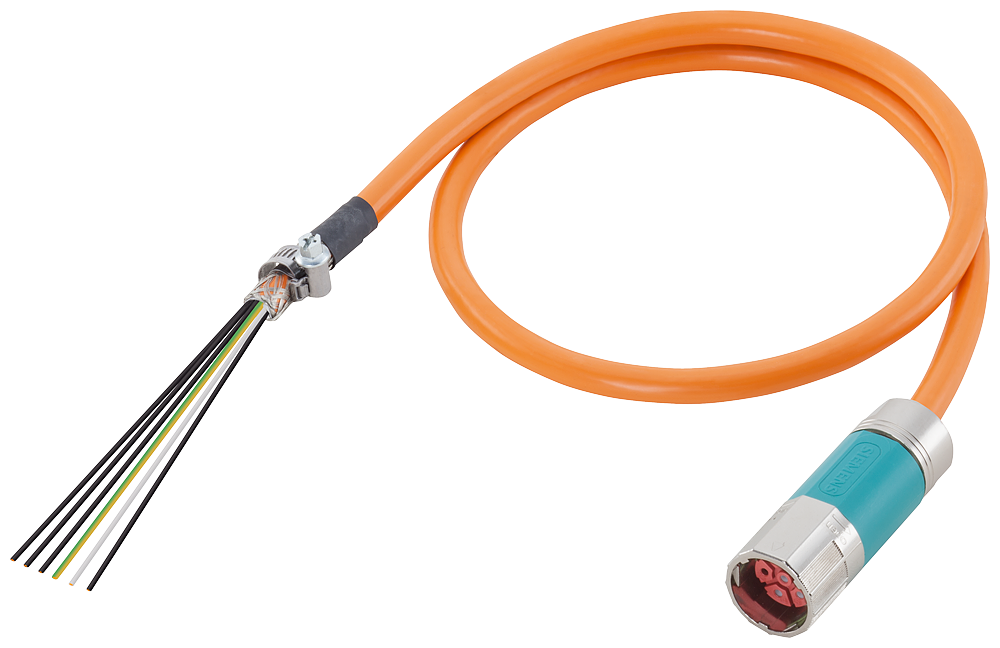 6FX5002-5CG10-1AF0 Power cable pre-assembled 4x 1.5 C SPEED-CONNECT connector