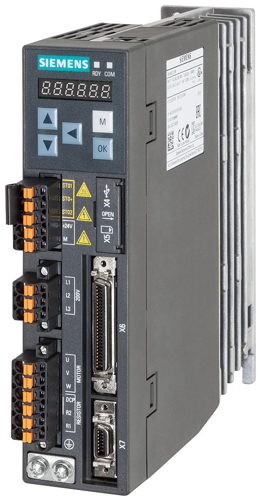 6SL3210-5FB10-1UA2 SINAMICS V90, Input voltage: 200-240 V 1/3-phase AC