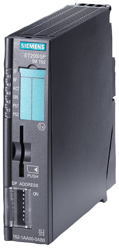 6ES7152-1AA00-0AB0 SIMATIC interface module IM152-1DP for ET200iSP, PROFIBUS