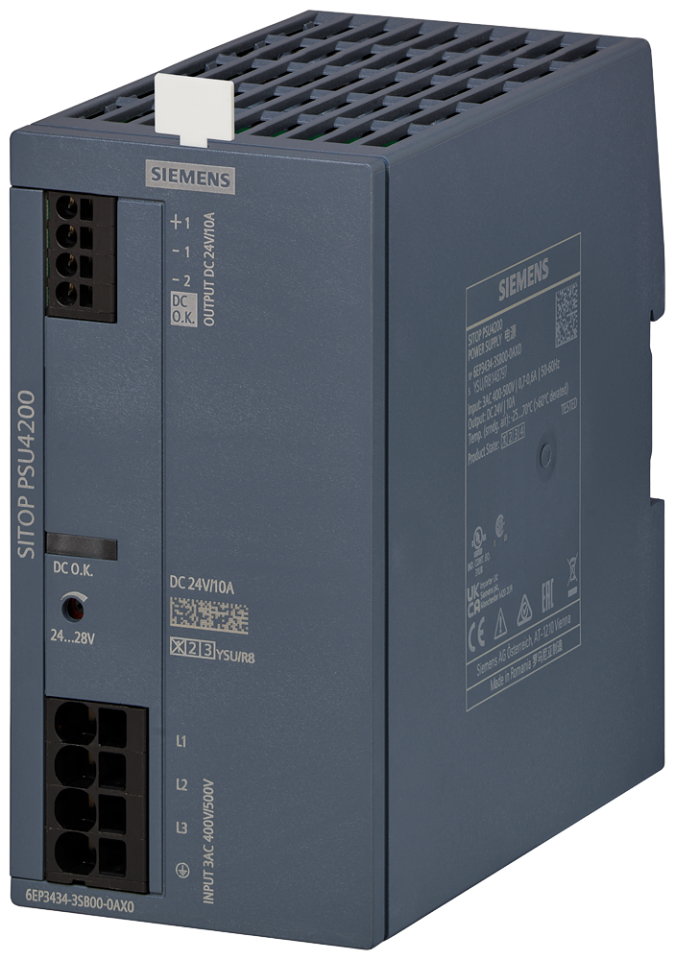 6EP3334-3SB00-0AX0 SITOP PSU4200 1AC 24 V/10 A stabilized power supply