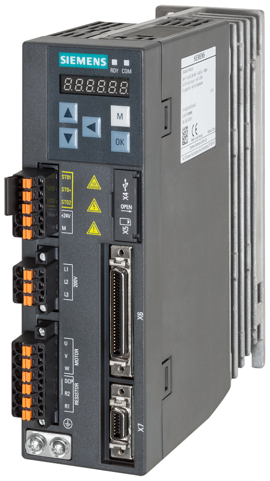 6SL3210-5FB10-4UA1 SINAMICS V90 Input voltage: 200-240 V 1/3-phase AC