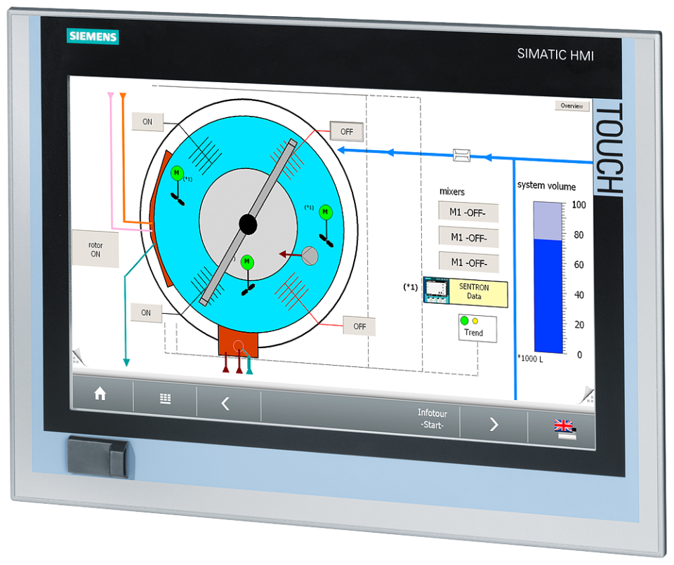 6AV7882-0DA10-7CA0 SIMATIC IPC277E (Nanopanel PC); 15inch Touch TFT; 2x