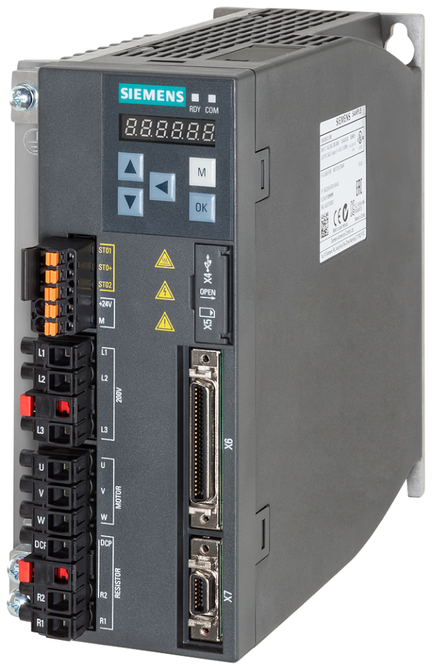 6SL3210-5FB10-8UA0 SINAMICS V90 Input voltage: 200-240 V 1/3-phase AC