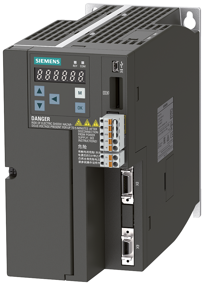 6SL3210-5FE12-0UF0 SINAMICS V90, with PROFINET Input voltage: 380-480