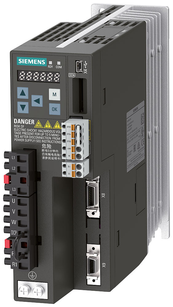 6SL3210-5FE10-4UF0 SINAMICS V90, with PROFINET Input voltage: 380-480