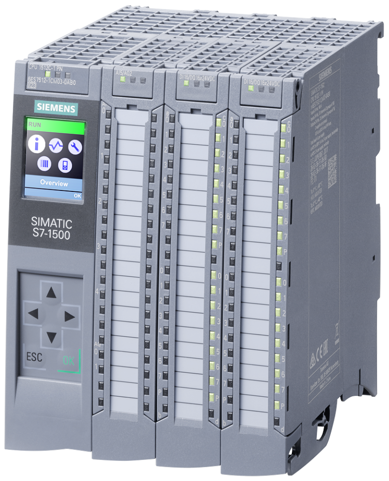 6ES7512-1CM03-0AB0 SIMATIC S7-1500 compact CPU, CPU 1512C-1 PN, central