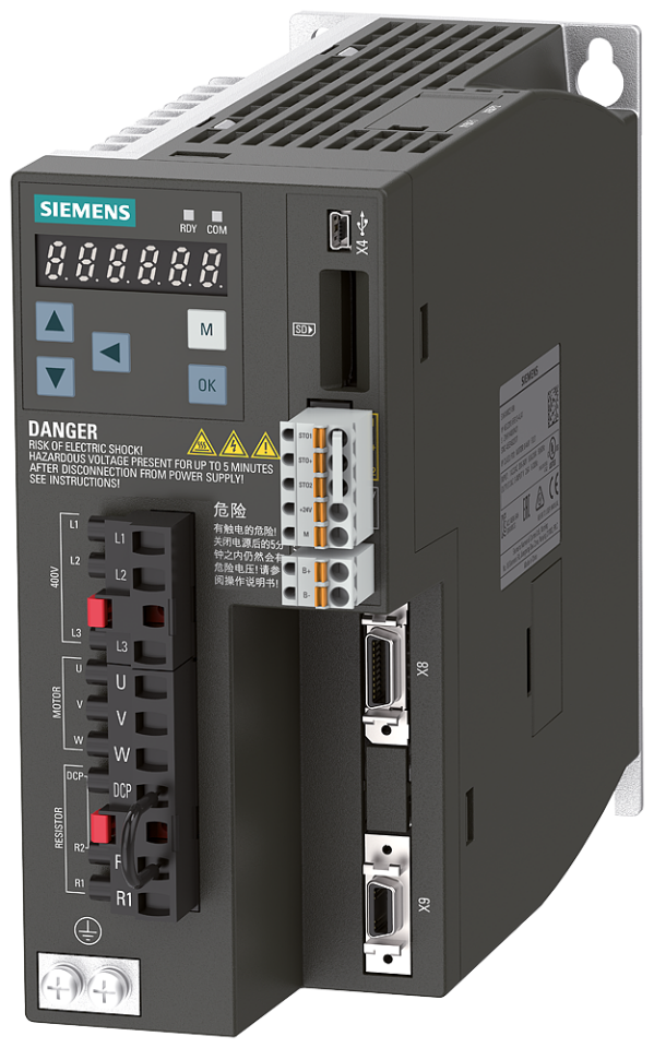 6SL3210-5FE10-8UF0 SINAMICS V90, with PROFINET Input voltage: 380-480