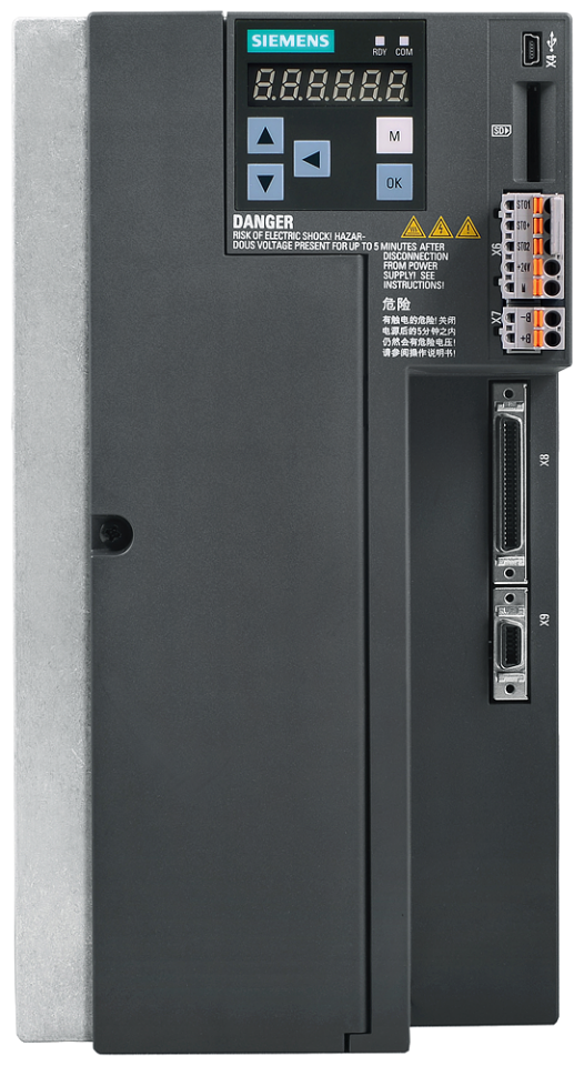 6SL3210-5FE15-0UA0 SINAMICS V90 Input voltage: 380-480 V 3 A -15%/+10%