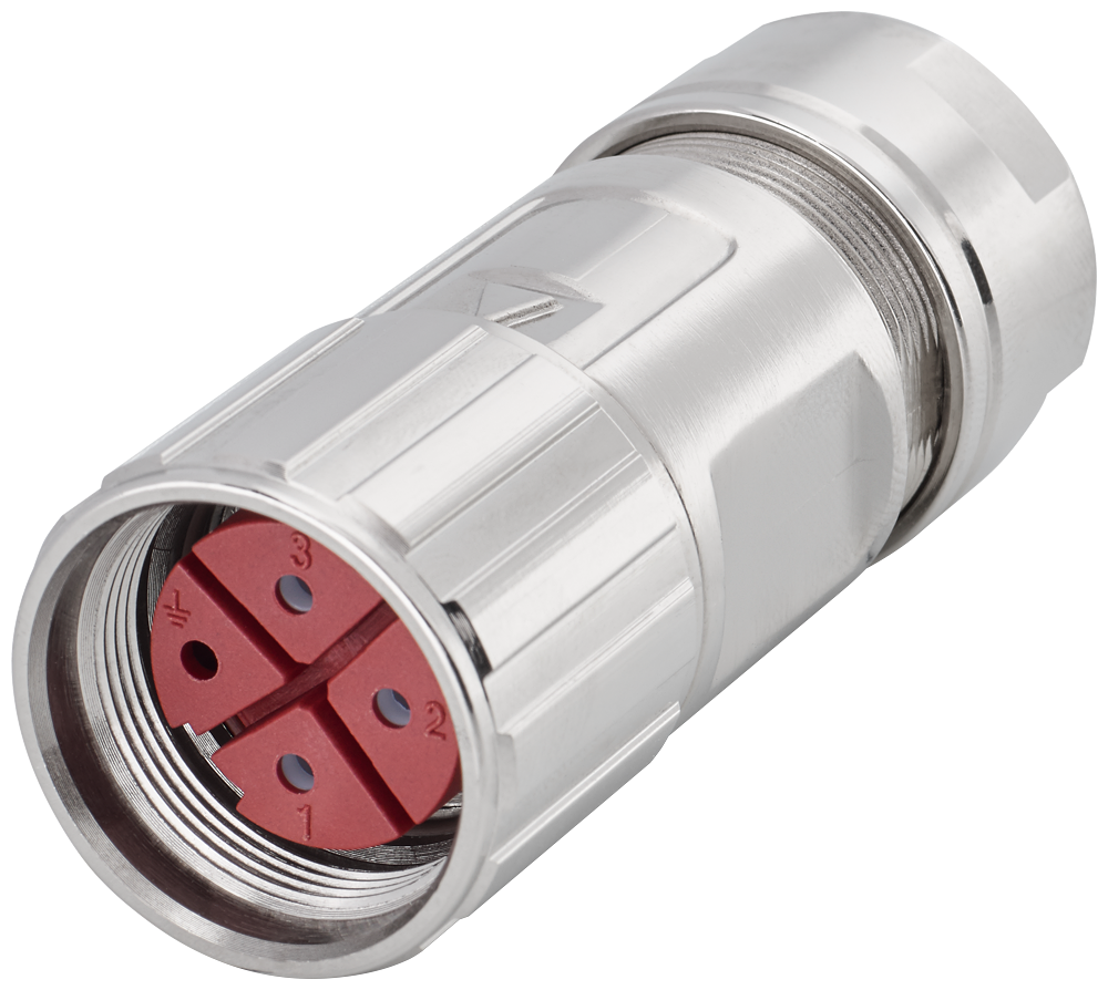 6FX2003-0LL13 Power connector straight for S-1FL6 HI 4-pole insulator