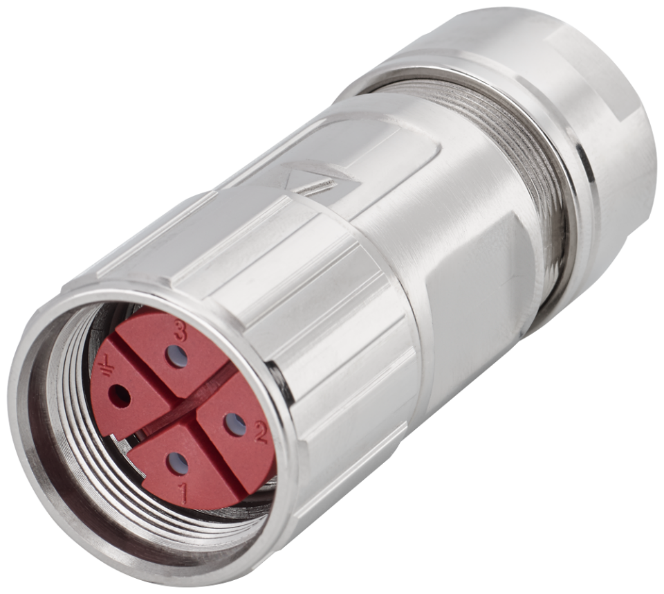 6FX2003-0LL13 Power connector straight for S-1FL6 HI 4-pole insulator