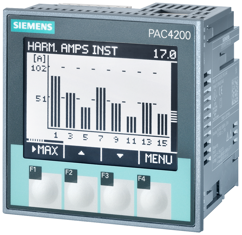 7KM4212-0BA00-3AA0 SENTRON, measuring device, 7KM PAC4200, LCD, L-L: 690