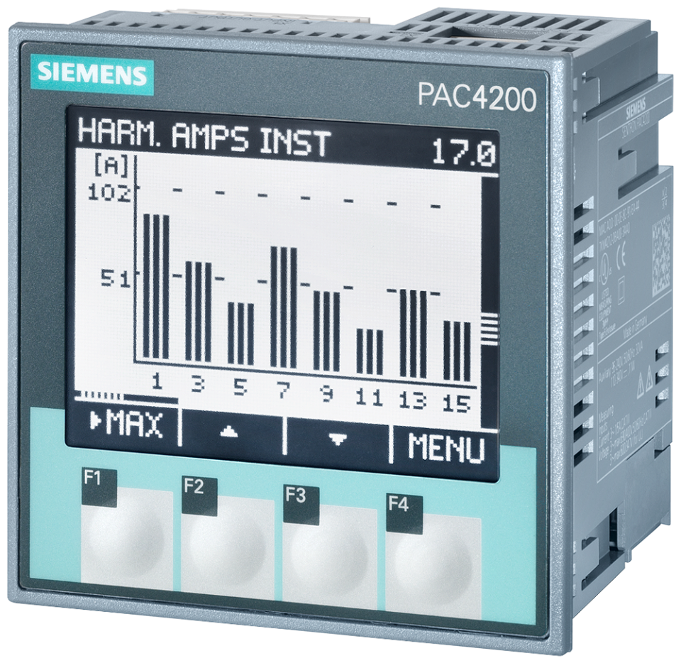 7KM4212-0BA00-3AA0 SENTRON, measuring device, 7KM PAC4200, LCD, L-L: 690