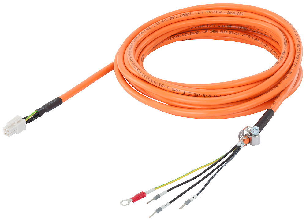 6FX3002-5CK01-1AD0 Power cable pre-assembled 6FX3002-5CK01-1AD0 4x 0.75