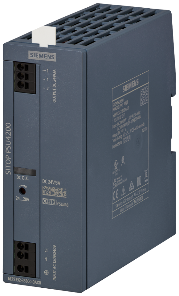 6EP3332-3SB00-0AX0 SITOP PSU4200 1AC 24 V/3 A stabilized power supply