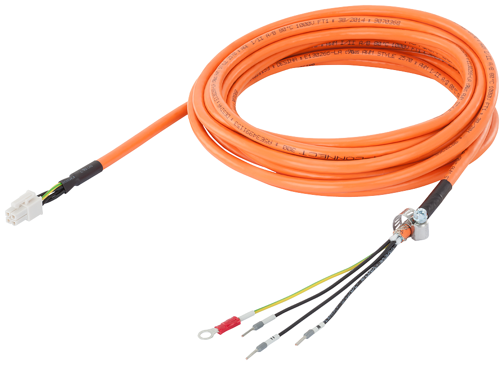 6FX3002-5CK01-1CA0 Power cable pre-assembled 6FX3002-5CK01-1CA0 4x 0.75