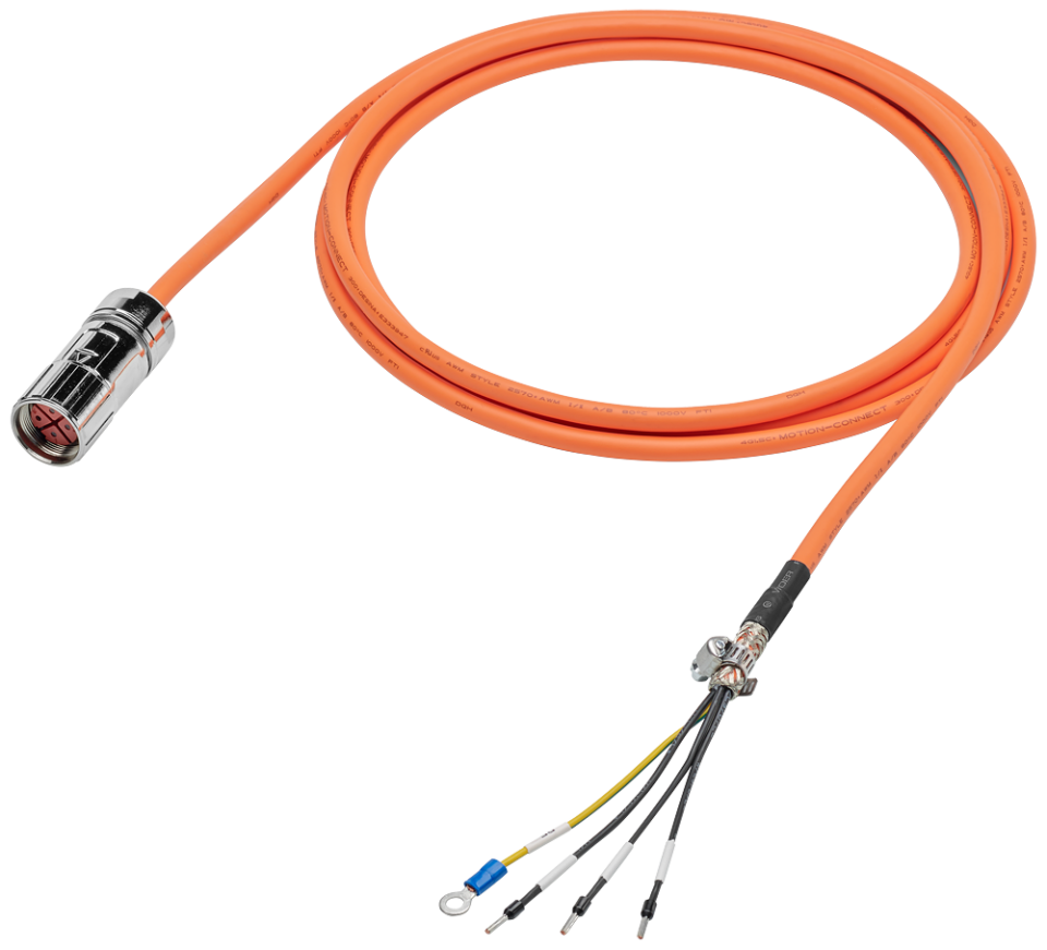 6FX3002-5CK32-1AD0 Power cable pre-assembled 4x2.5; FOR MOTOR S-1FL6 LI