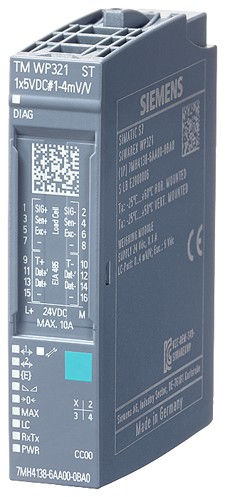 7MH4138-6AA00-0BA0 SIMATIC ET 200SP, TM SIWAREX WP321 ST, single-channel
