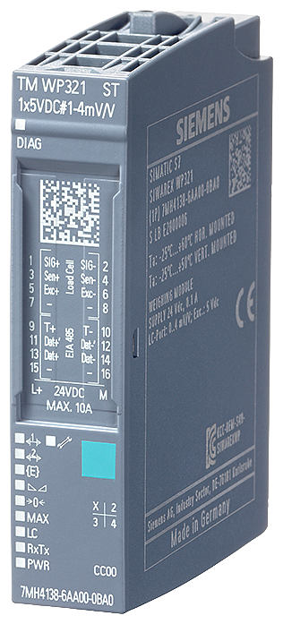7MH4138-6AA00-0BA0 SIMATIC ET 200SP, TM SIWAREX WP321 ST, single-channel