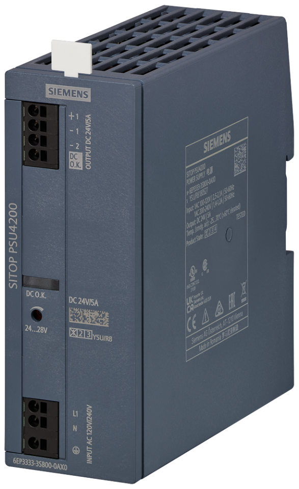 6EP3333-3SB00-0AX0 SITOP PSU4200 1AC 24 V/5 A stabilized power supply