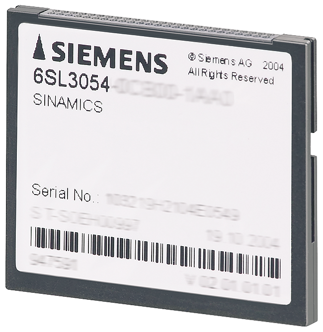 6SL3054-0FC30-1BA0 SINAMICS S120 CompactFlash card without performance