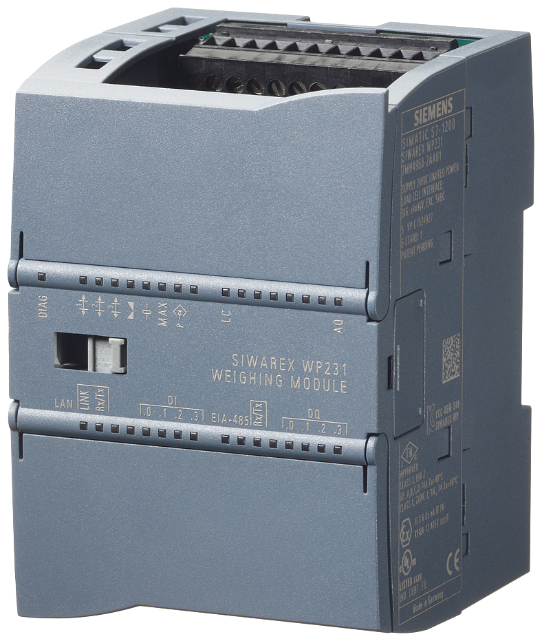 7MH4960-2AA01 SIMATIC S7-1200 or Stand Alone, SIWAREX WP231, single-channel